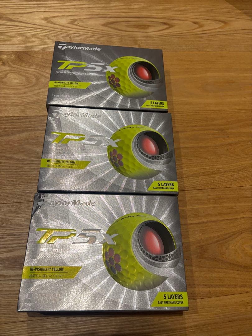 新品未使用TaylorMade TP5X ゴルフボール3ダース