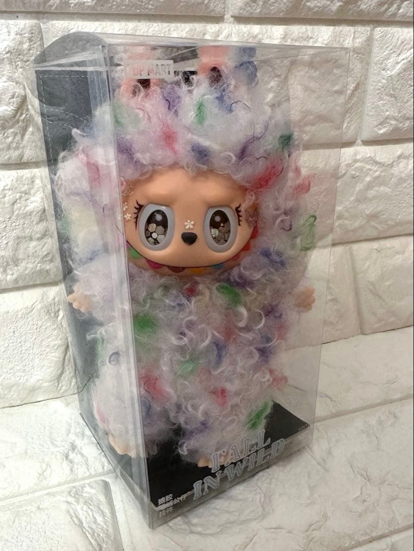 ジモモ　ラブブ　カーリーファー　レインボー　カラフル