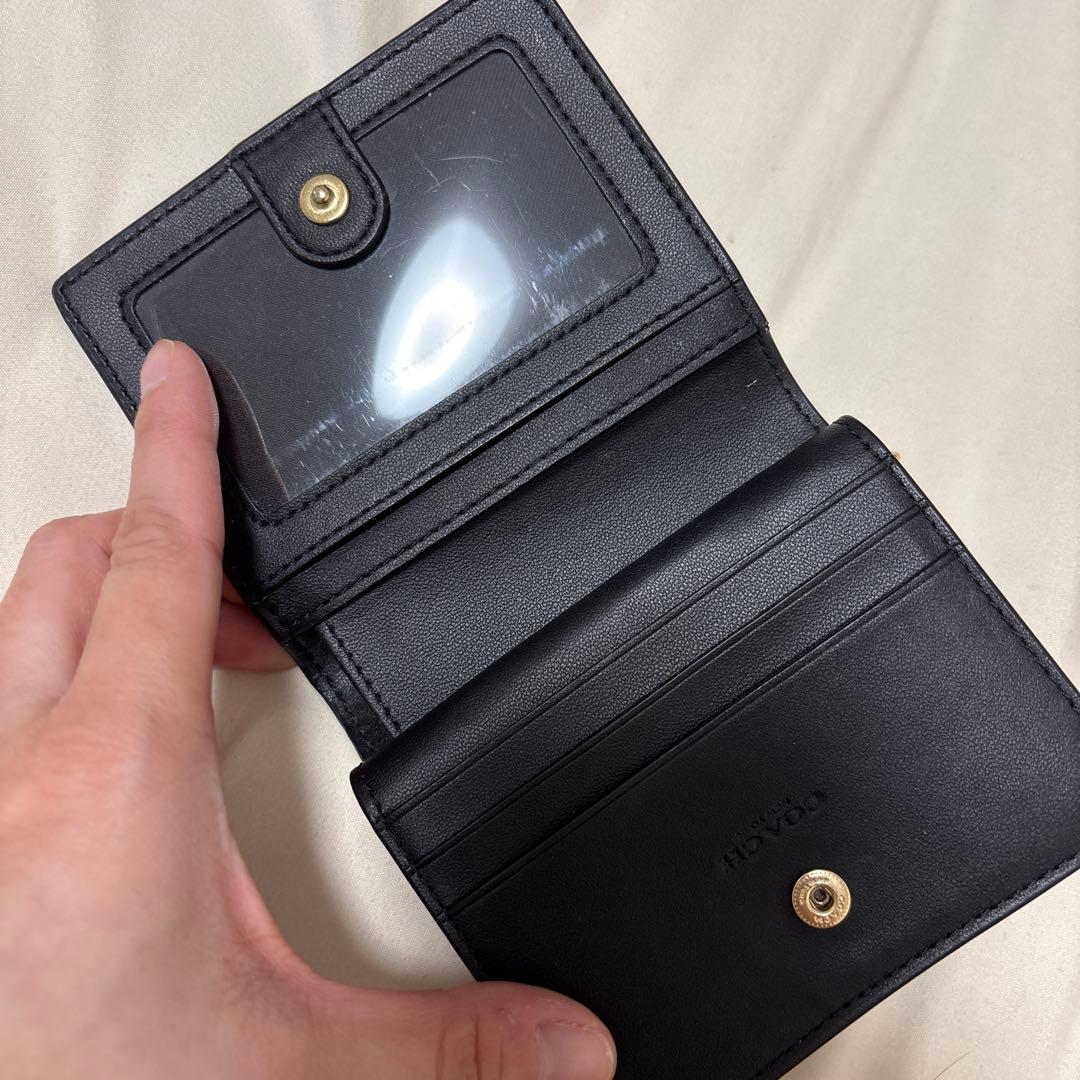 COACH リップ柄二つ折り財布＆パスケース セット