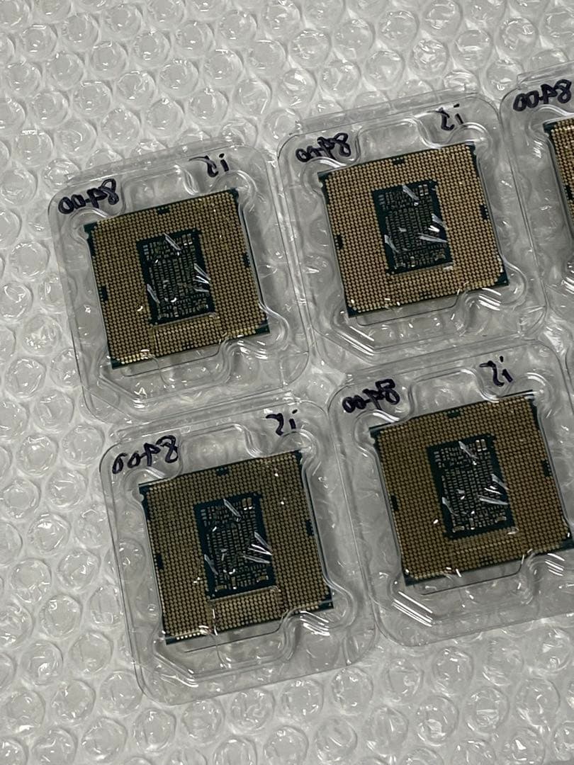 CPU INTEL CORE i5 8400/6枚 4570/4枚 ジャンク