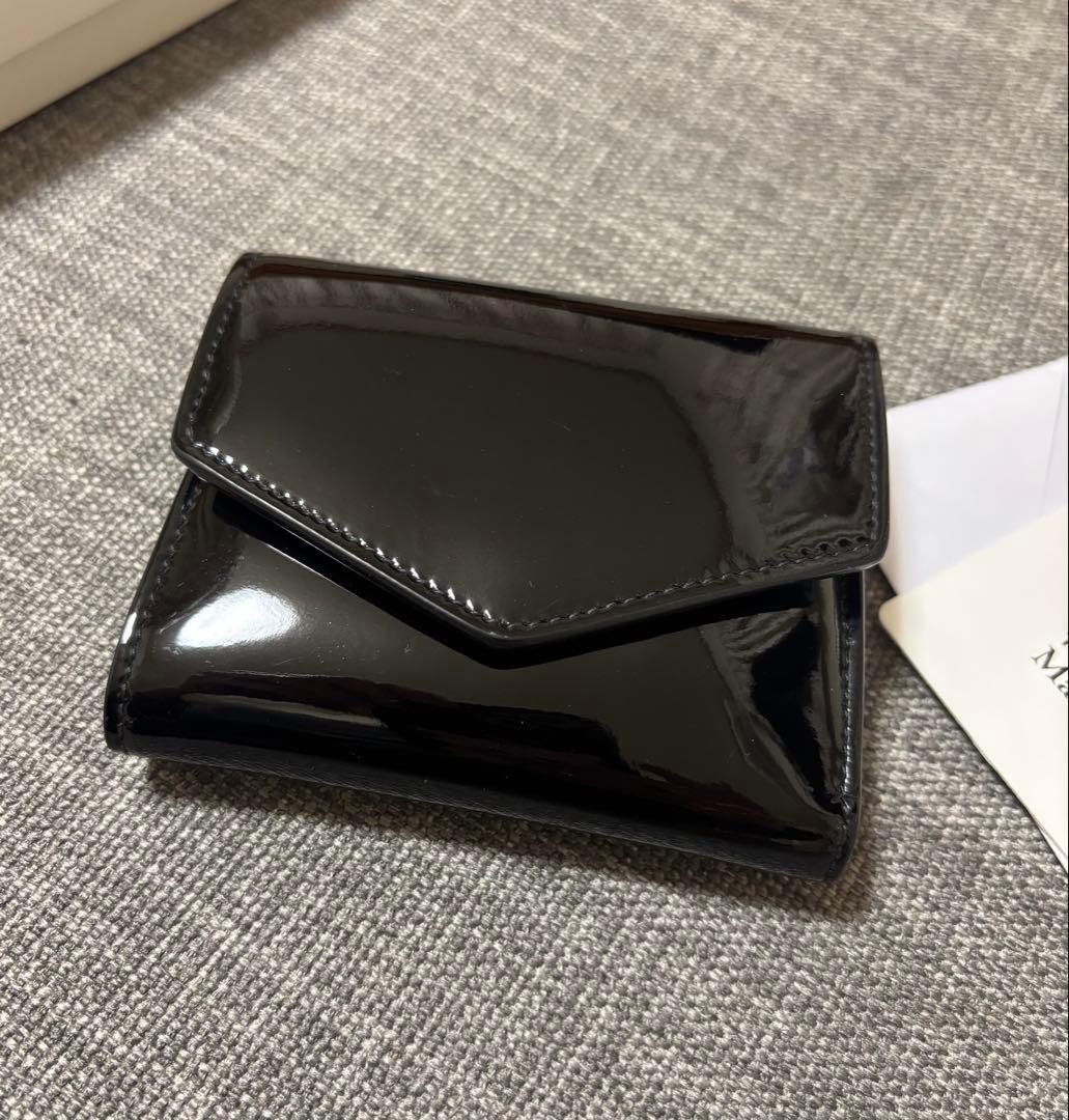 Maison Margiela 三つ折りコンパクト財布ブラック