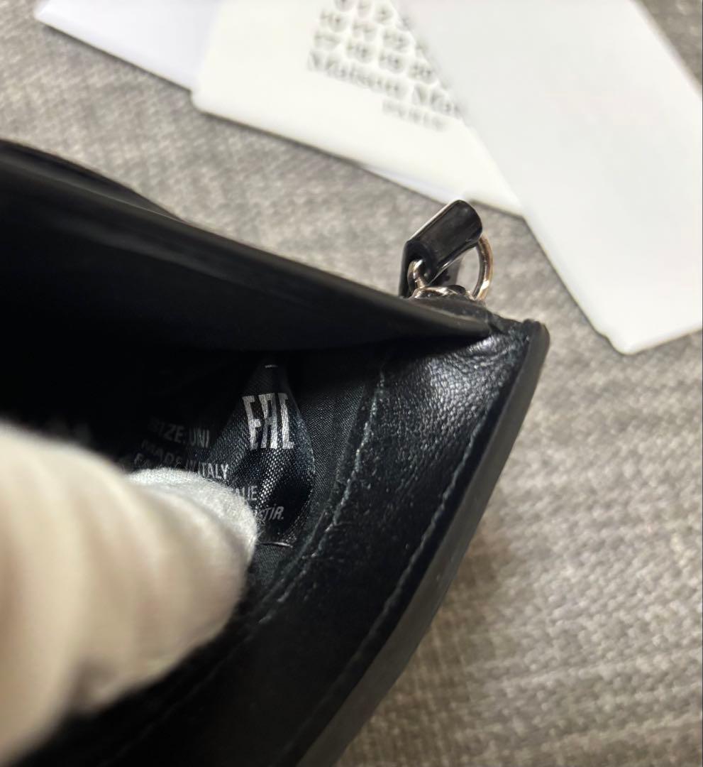 Maison Margiela 三つ折りコンパクト財布ブラック