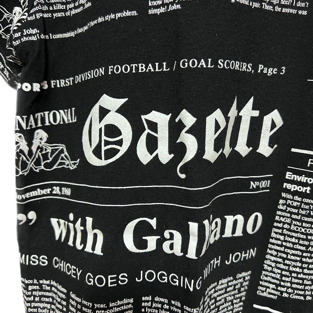 トップス John Galliano Archive News Paper T-shirt