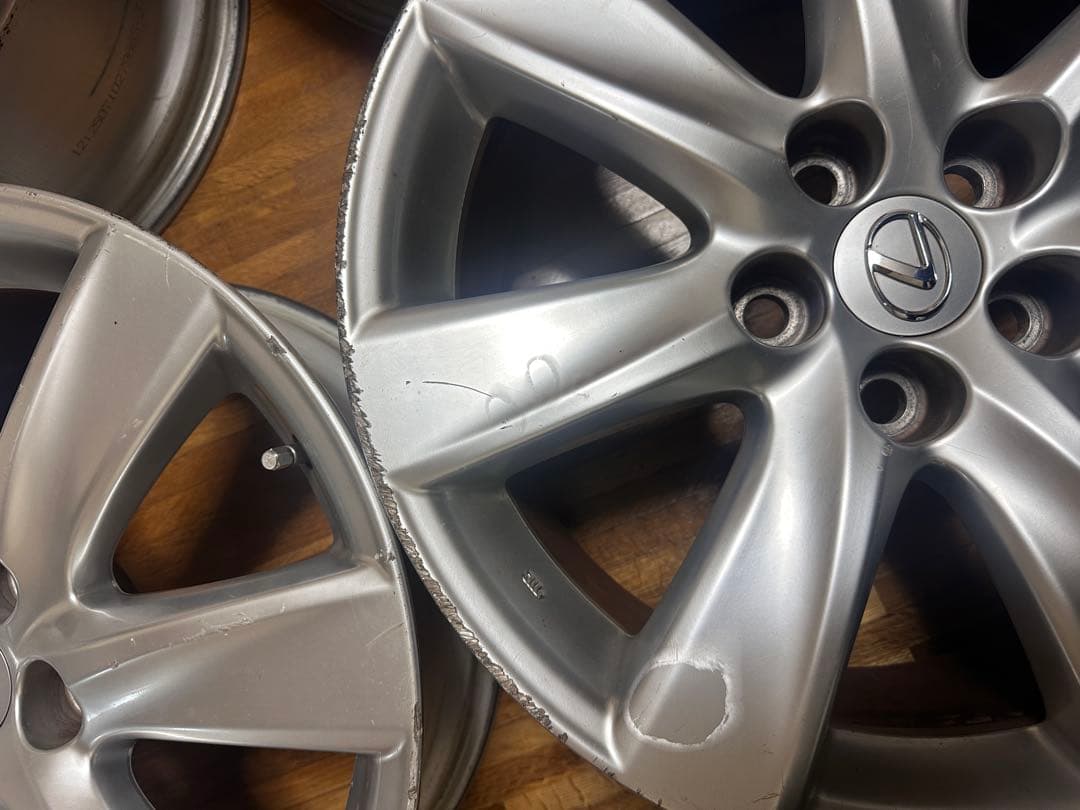 レクサスLEXUS 460ホイール4本 PCD120 5穴