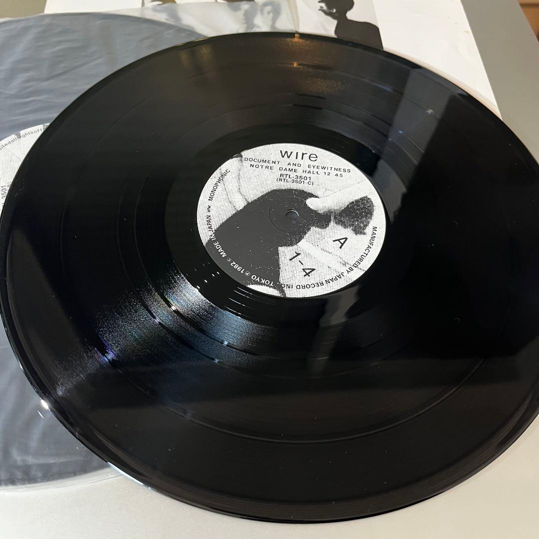 LP｜Wire – Document And Eyewitness 2枚組日本盤