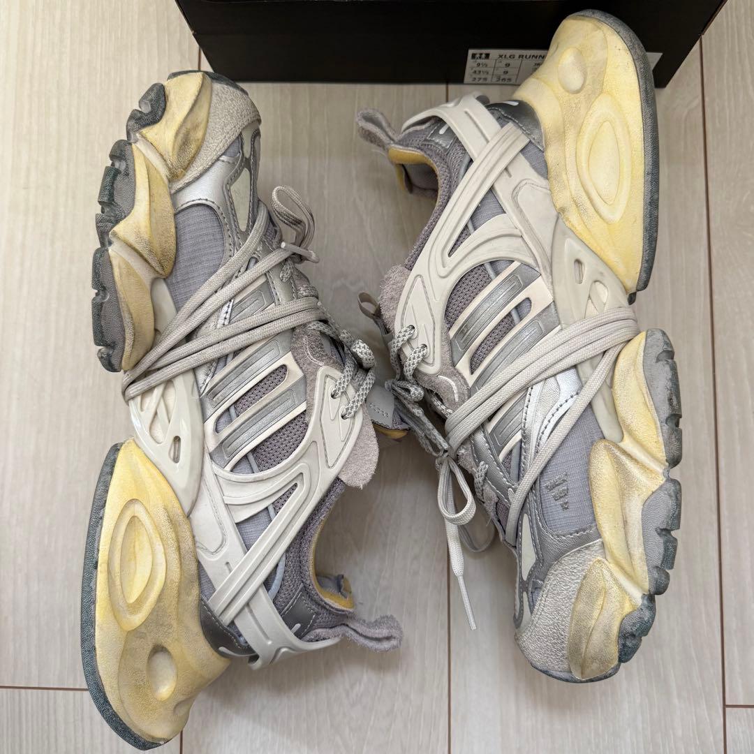 靴 adidas XLG RUNNER DELUXE 27.5cm JR9631