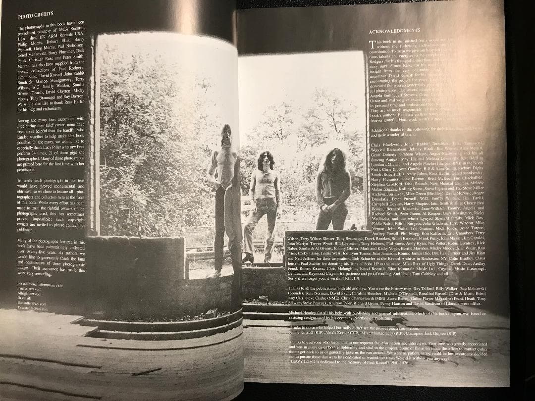 FREE ''HEAVY LOAD'' 本 Kossoff フリー コゾフ