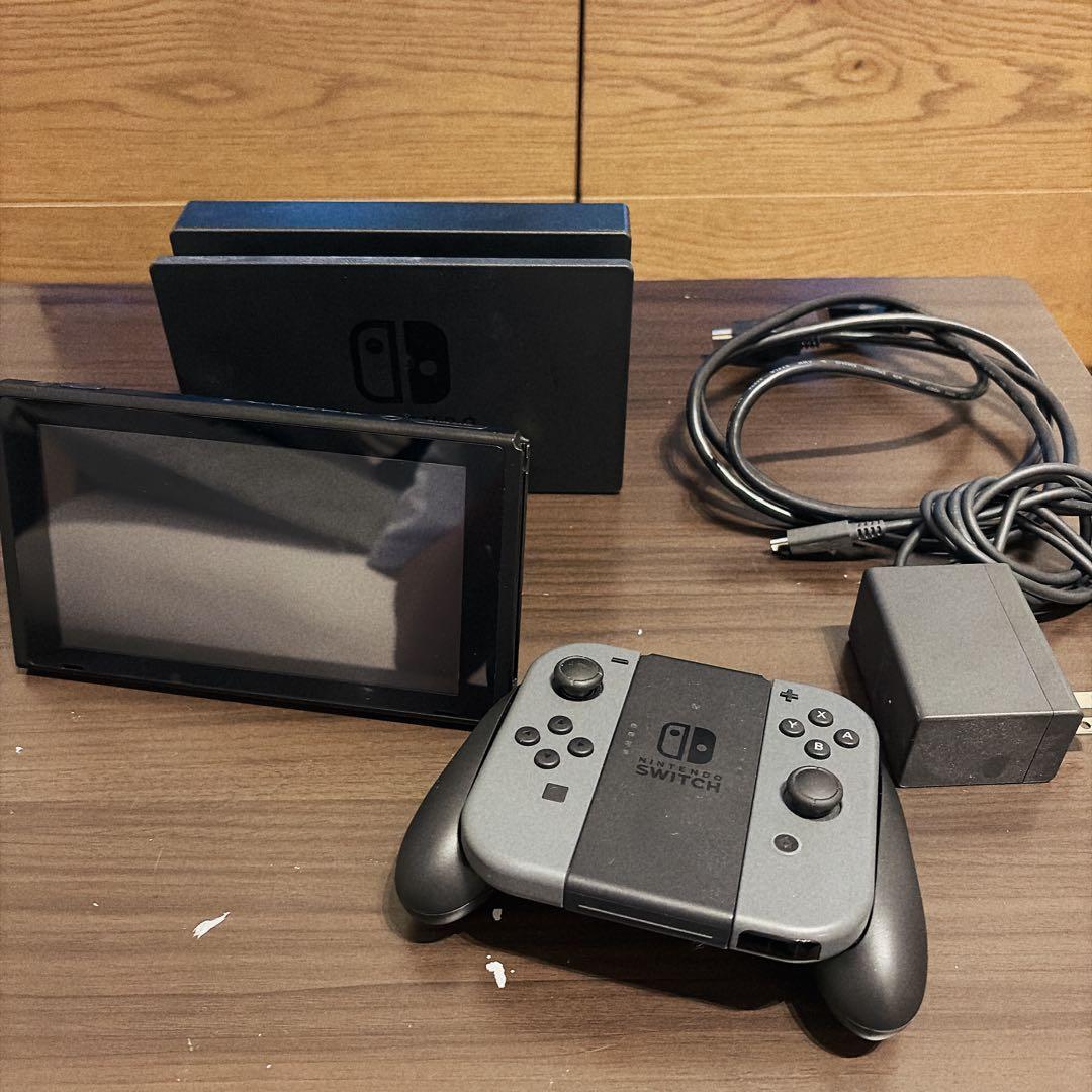 Nintendo Switch 本体 グレー Joy-Con付き 箱無し