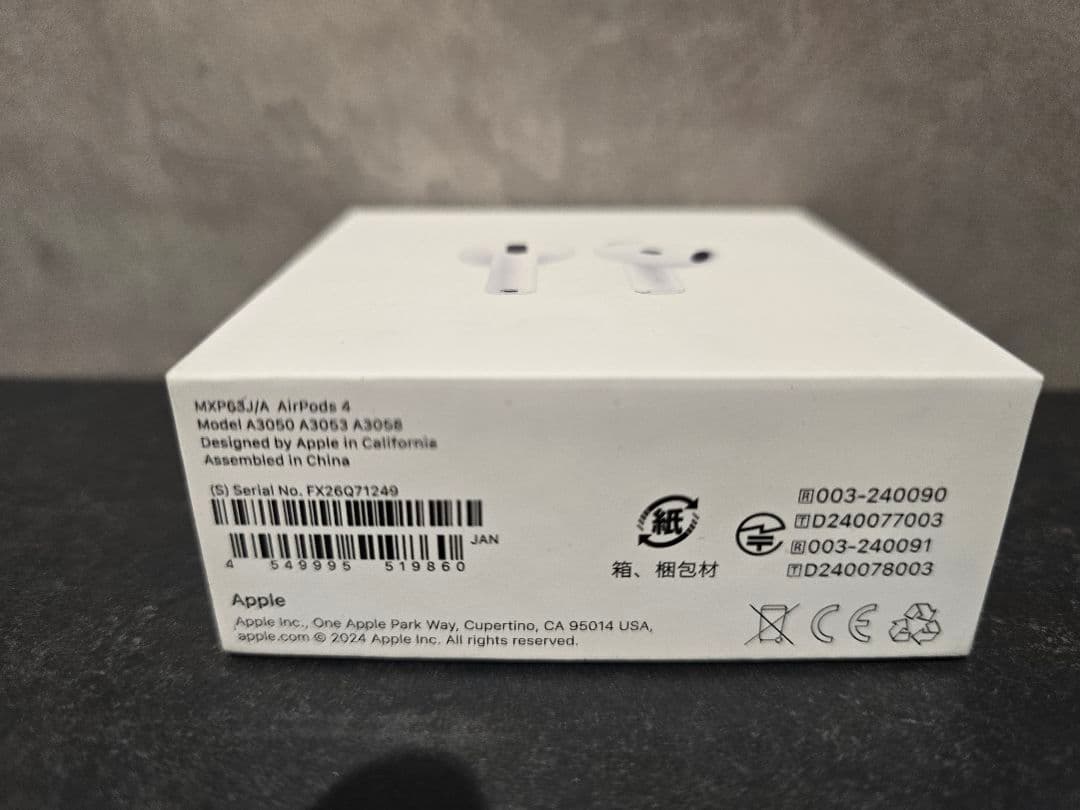 【新品未使用品】AirPods4