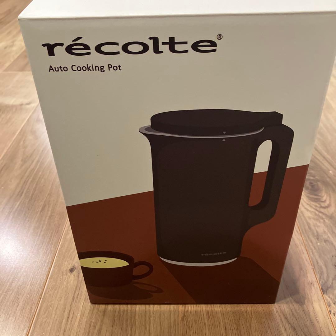 レコルト 自動調理ポット ブラック Auto Cooking Pot