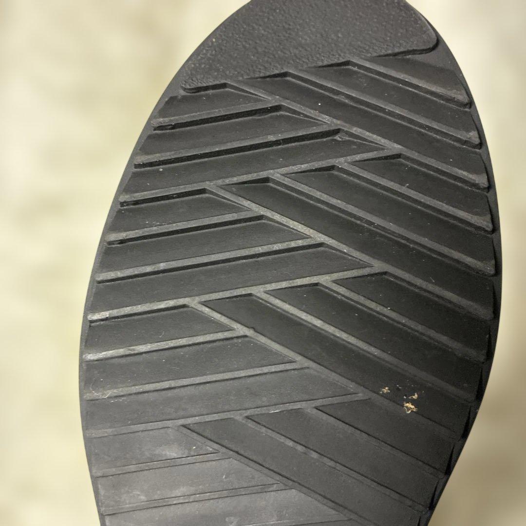 AIGLE ブラック 長靴 バックル付き24.5cm