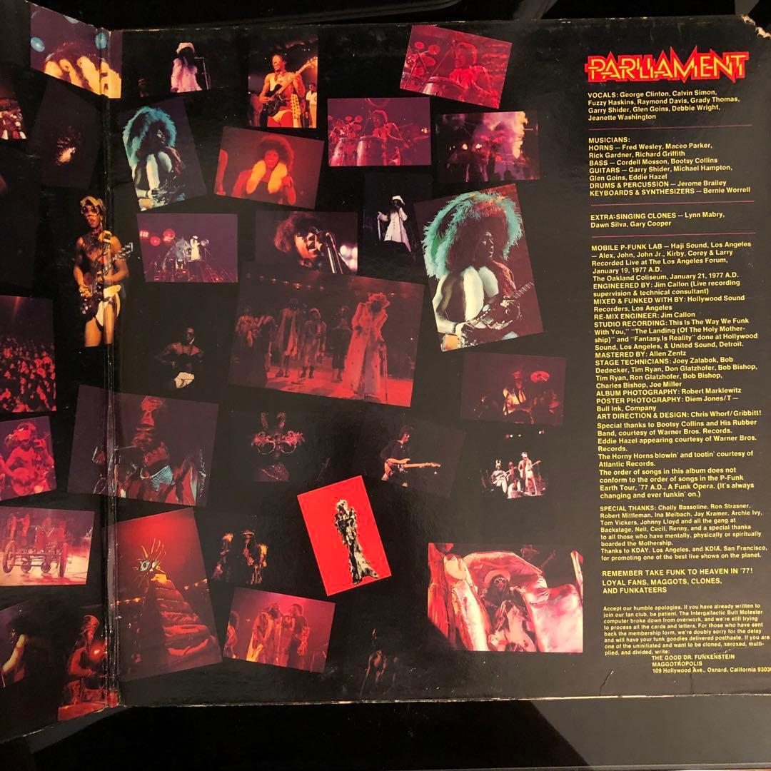 PARLIAMENT/Live (P.Funk Earth Tour)/レコード