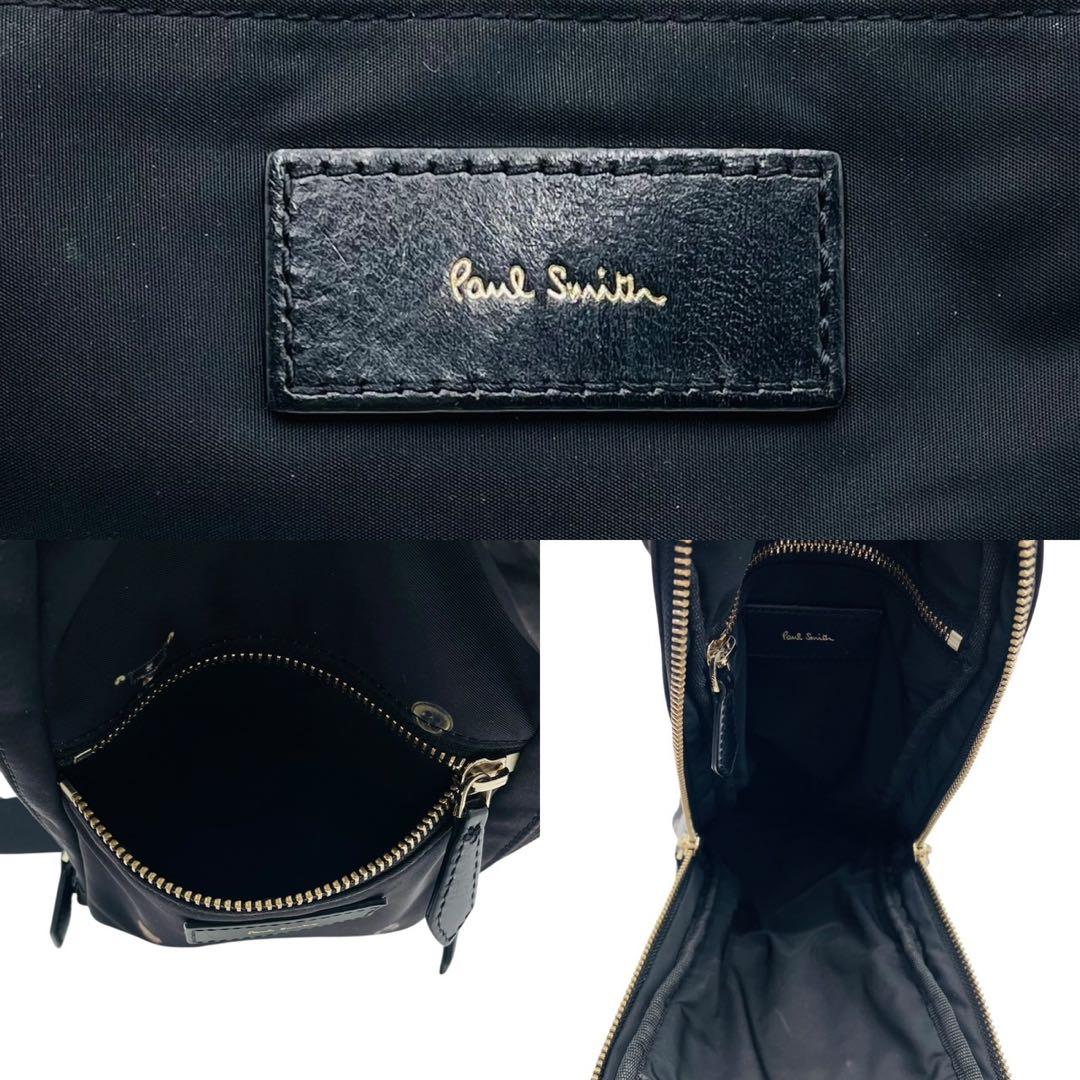 美品✨ポールスミス ボディバッグ ショルダーバッグ ナイロン ブラック