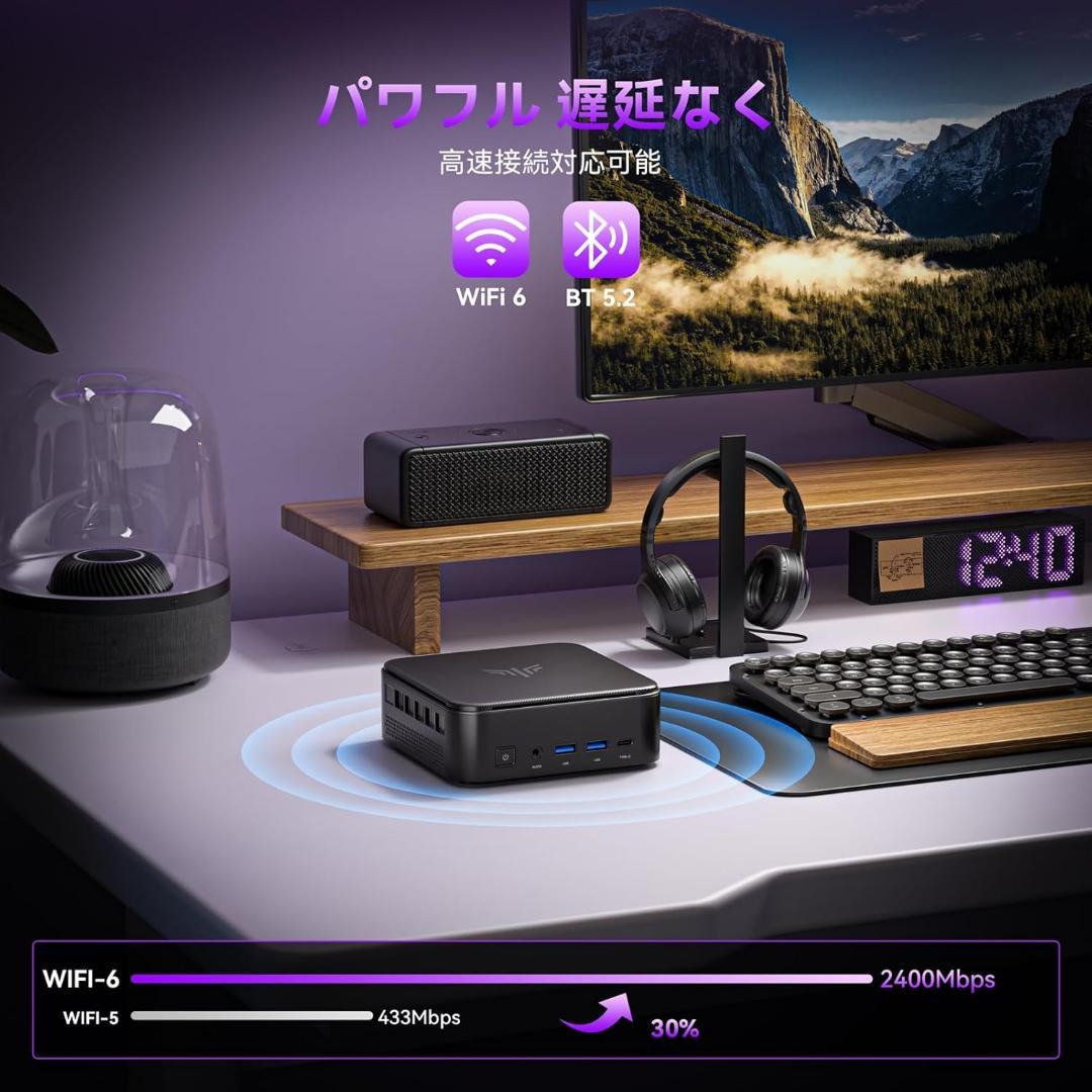 NiPoGi E3B (7730U) ミニPC 16GB+512GB Win11