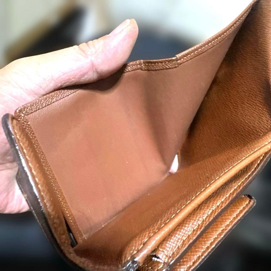 12★在庫セール/良品♪モノグラム Wホック折財布