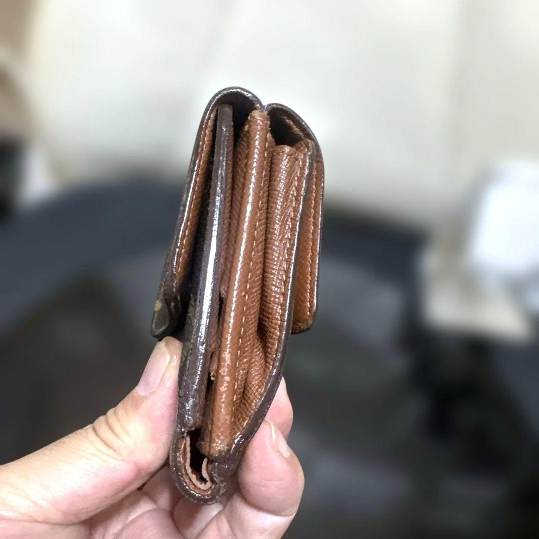 12★在庫セール/良品♪モノグラム Wホック折財布
