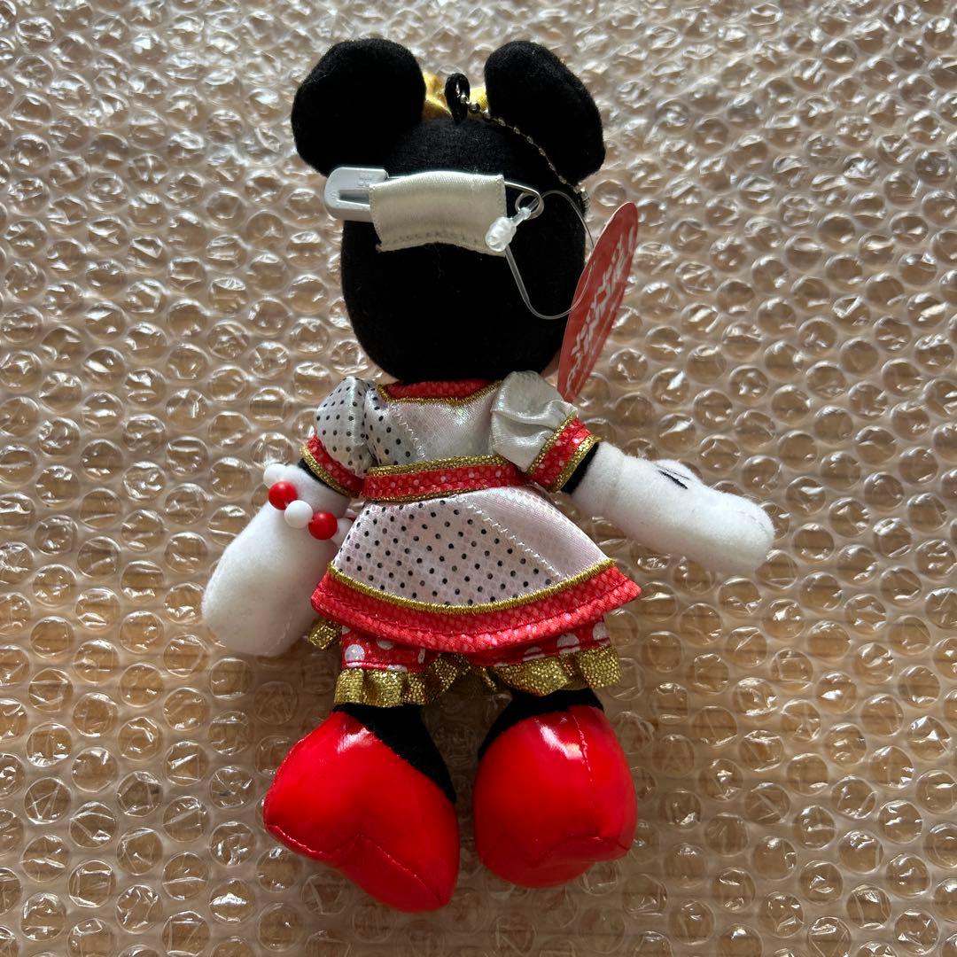 ディズニー　ぬいぐるみ　バッジ　ミニー　ベリーベリーミニー　ベリミニ　タグ付き