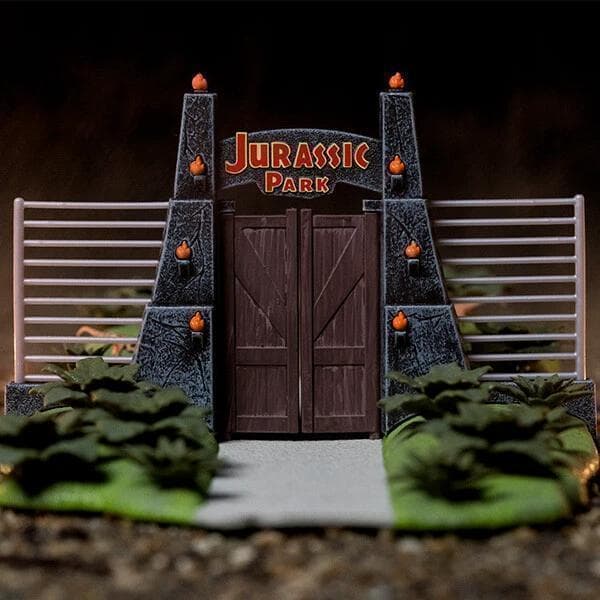 【新品・未使用】 ジュラシックパーク ジオラマ　ゲート　ジュラシックワールド