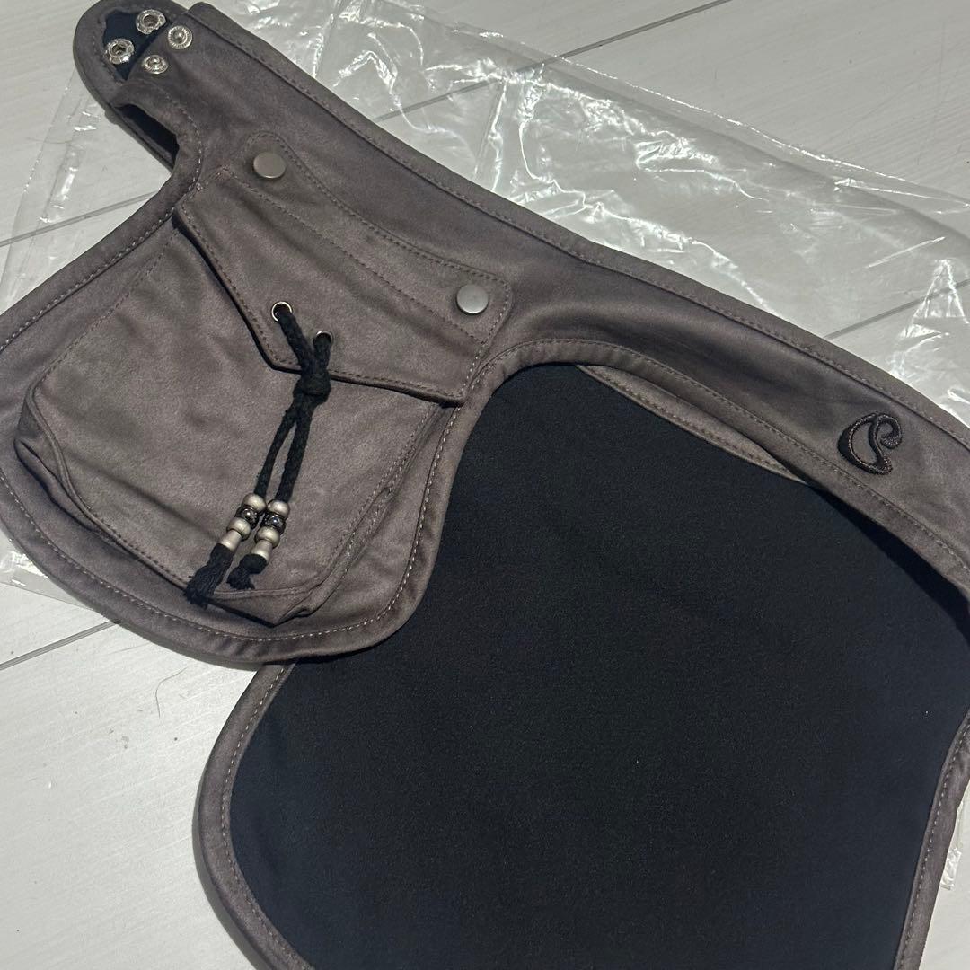Coyseio SUEDE BELT BAG BROWN ウエストポーチ　/j4