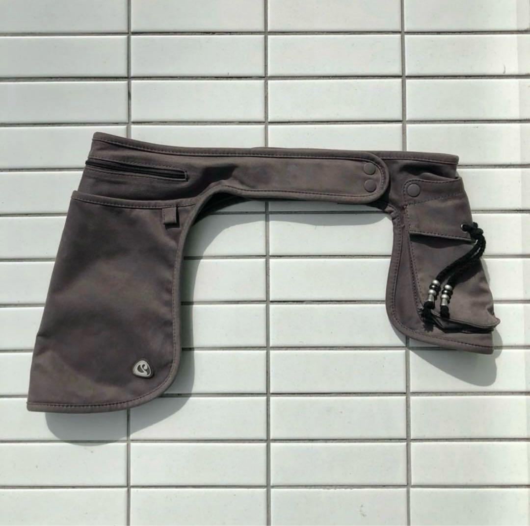 Coyseio SUEDE BELT BAG BROWN ウエストポーチ　/j4
