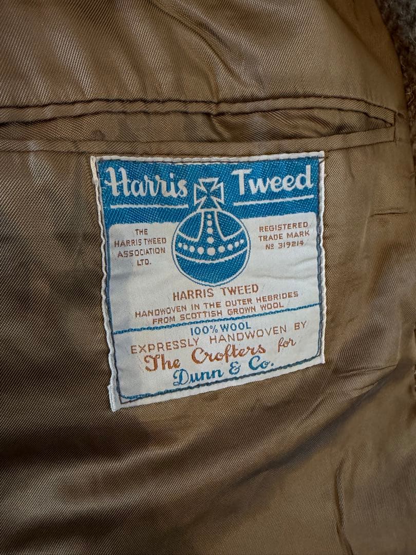 Dunn & Co. Harris Tweed テーラードジャケット60s