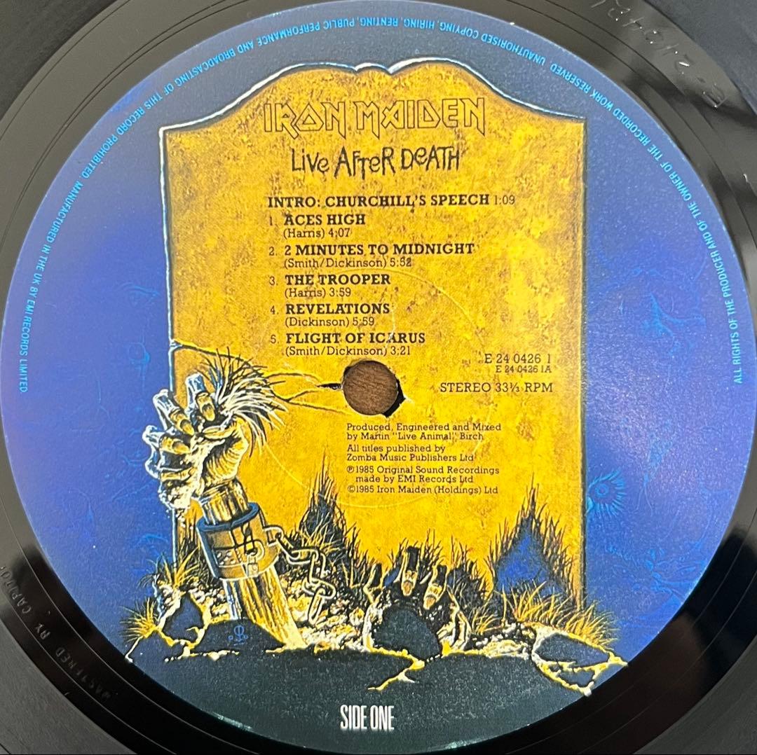 【2LP/UK盤】Iron Maiden / Live After Death
