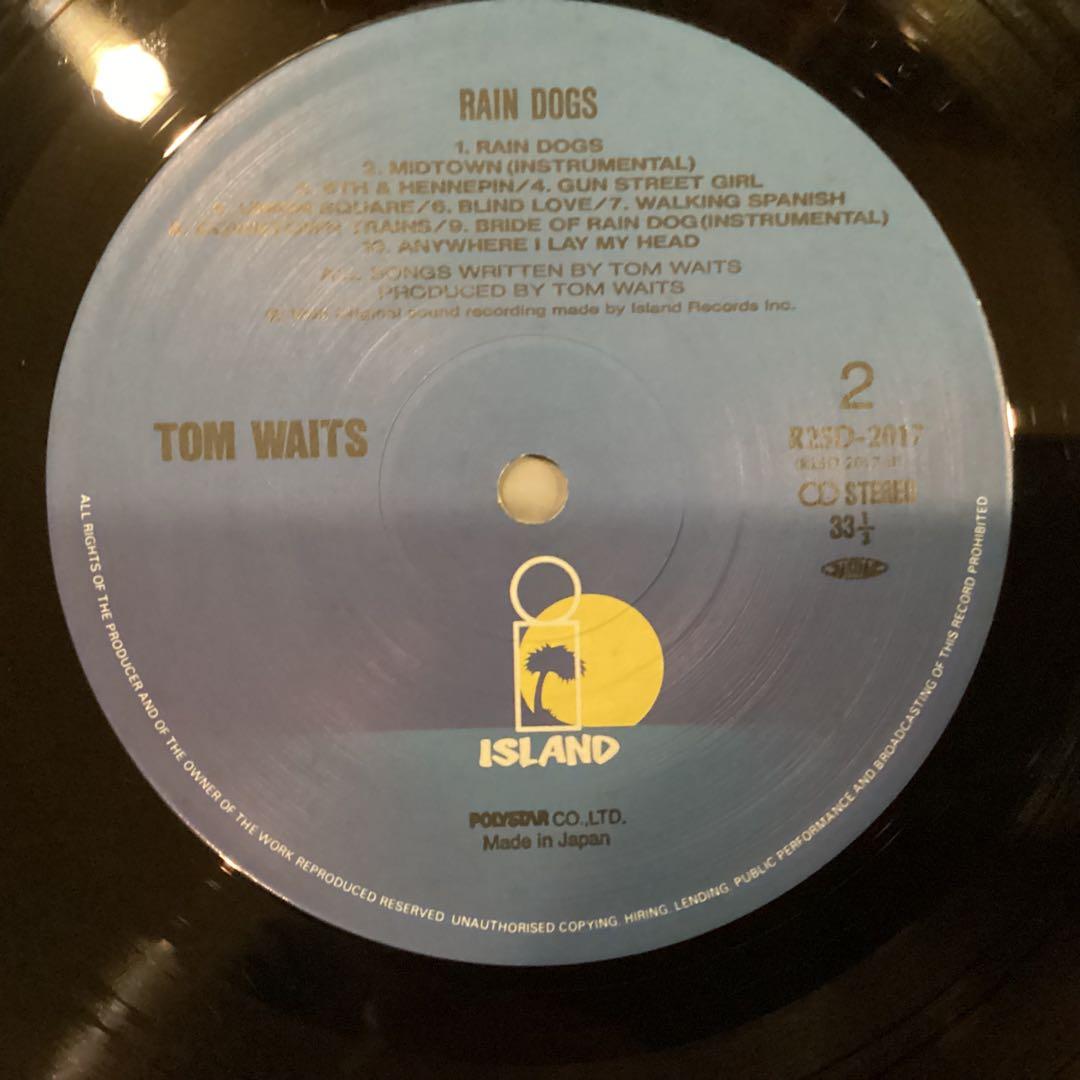 ◆国内盤オリジナル帯付き◆Tom Waits◆Rain Dogs◆