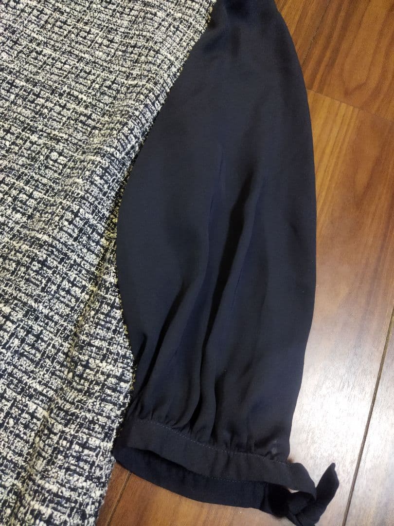 希少♪kumikyoku 7 大きいサイズ ツイードワンピース フォーマル