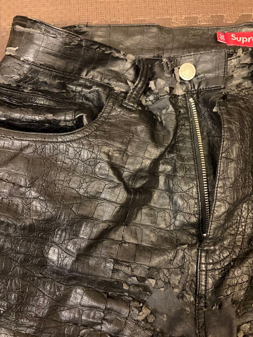 パンツ Supreme Faux Croc Painter Pant
