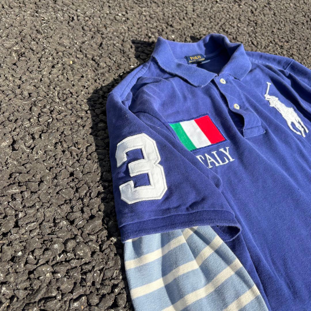 00s Polo Ralph Lauren ポロシャツ ビックポニー y2k