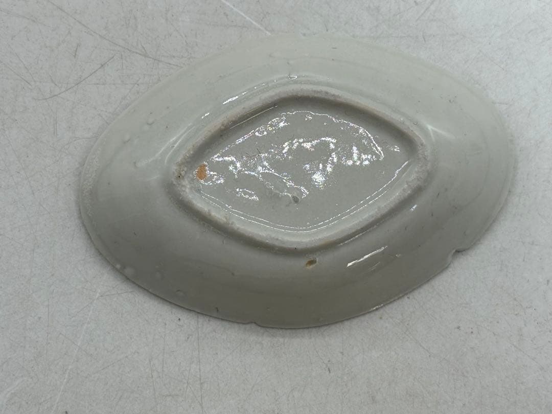 時代　白磁　菱形小皿7点　豆皿　送料込み260131