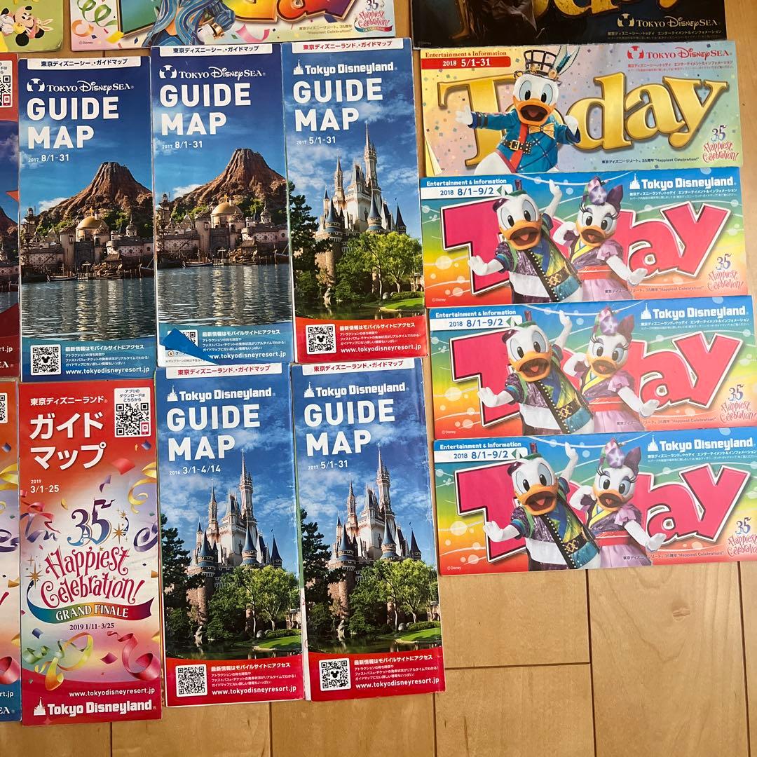 東京ディズニーランド・シー （Today・ガイドマップ)セット