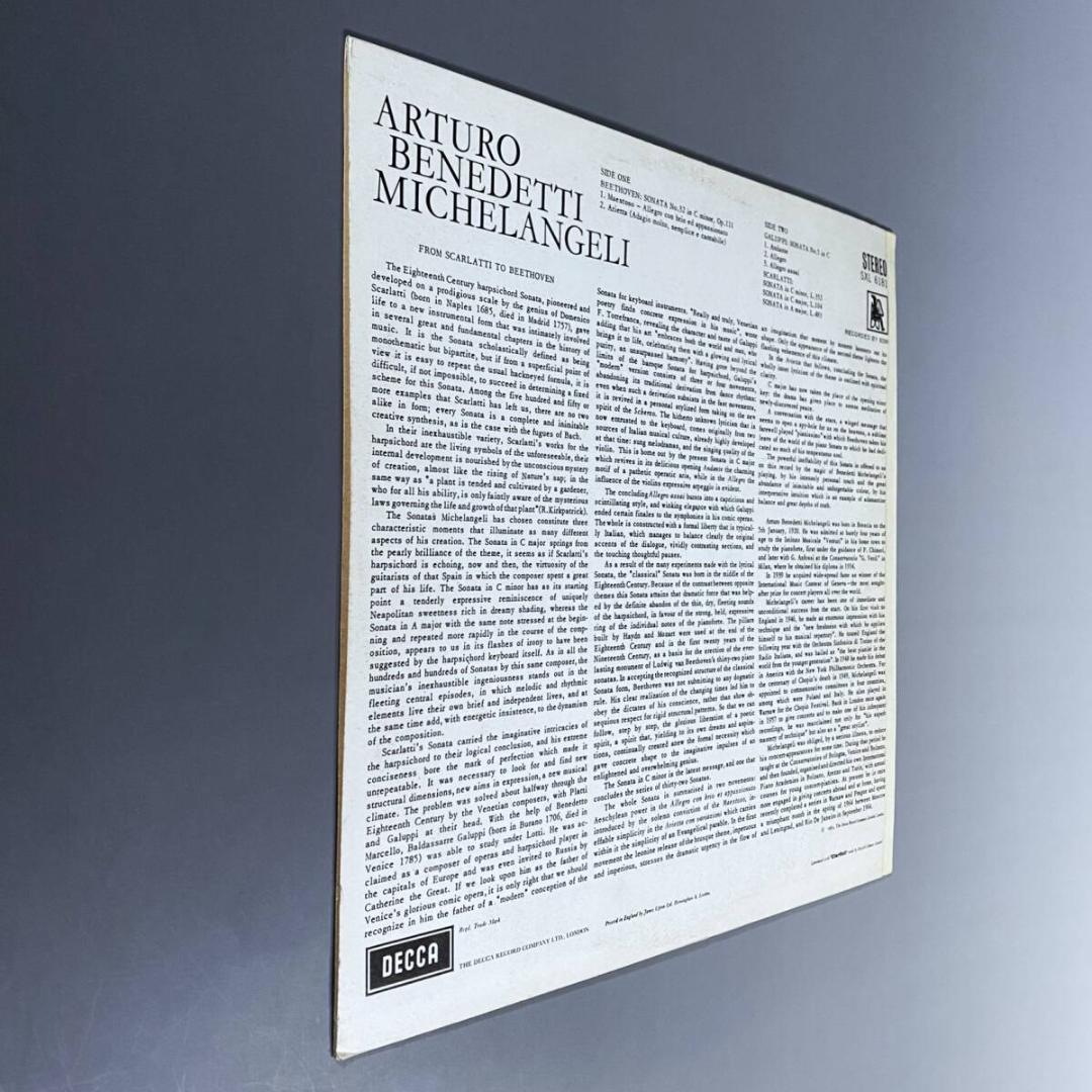 ★至高の一品！超美品【英完全初出/STEREO/溝付】ミケランジェリ/リサイタル