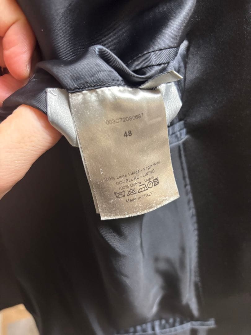 Dior テーラードジャケット ブラック 48 クリス期