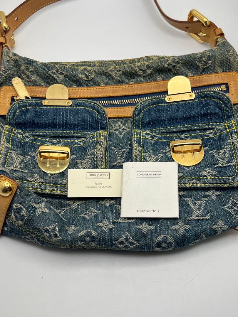 最終値下げ　【希少品】Louis Vuitton デニム バッグ 保存袋付き