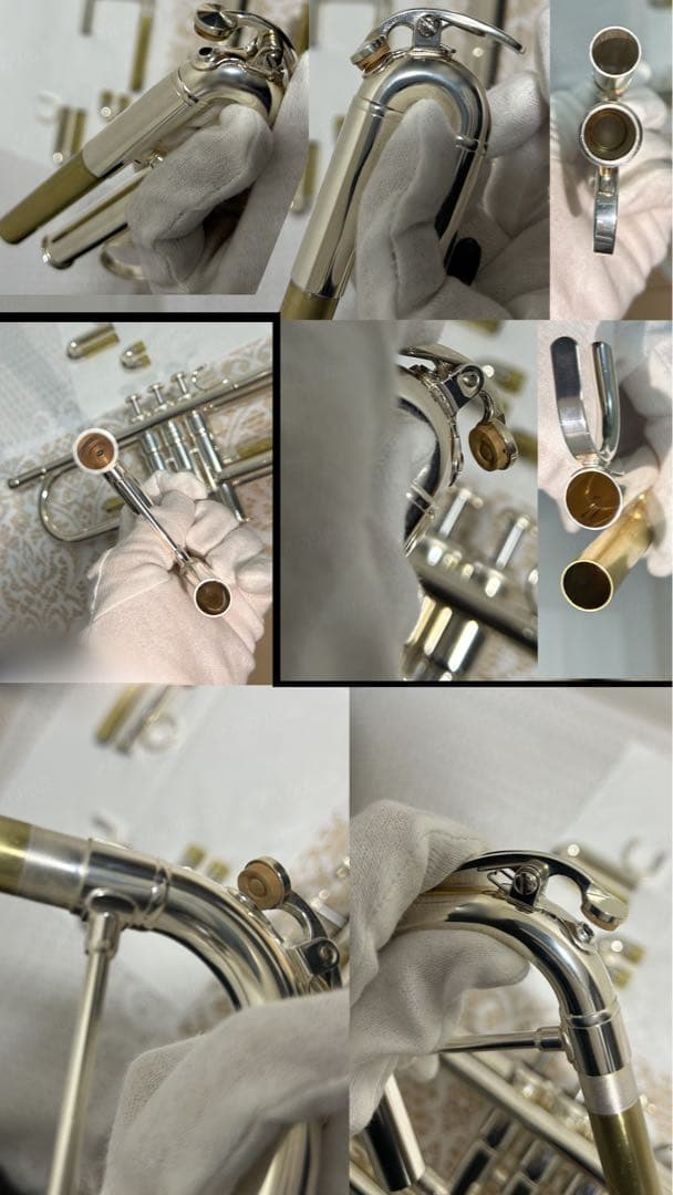 YTR-3335Sトランペット本体＋ケース＋マウスピース2個＋楽譜＋クロス