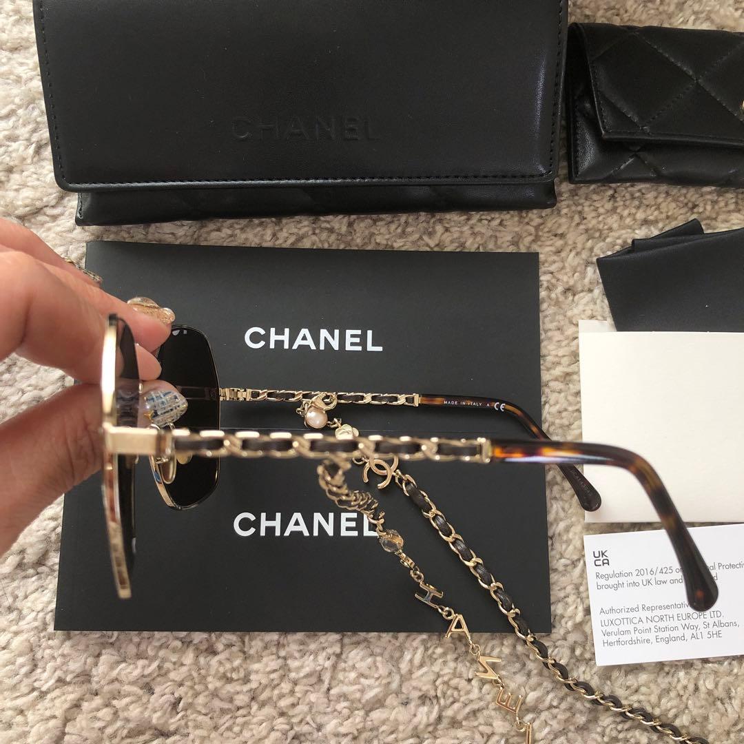 専用！　三毛猫屋♡*°様用　CHANEL チェーン付きサングラス　2022