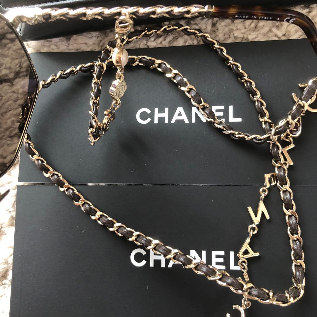 専用！　三毛猫屋♡*°様用　CHANEL チェーン付きサングラス　2022