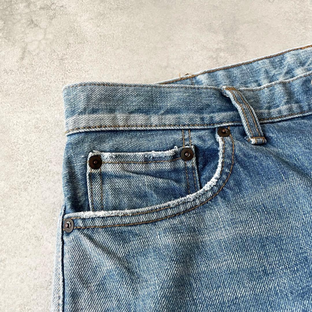 Ordinary Fits アンクルデニム USED加工 セルビッチ 32