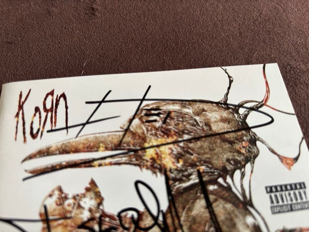 レア　Korn サイン　CD コーン