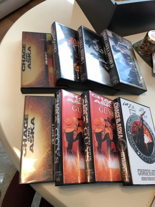 チャゲ＆飛鳥 ザ.ライブ 8本セット VHS 完品ラック 説明書付 送料無料