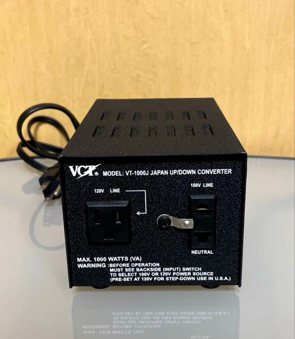 VCT VT-1000J ステップアップ ダウン電圧変圧器