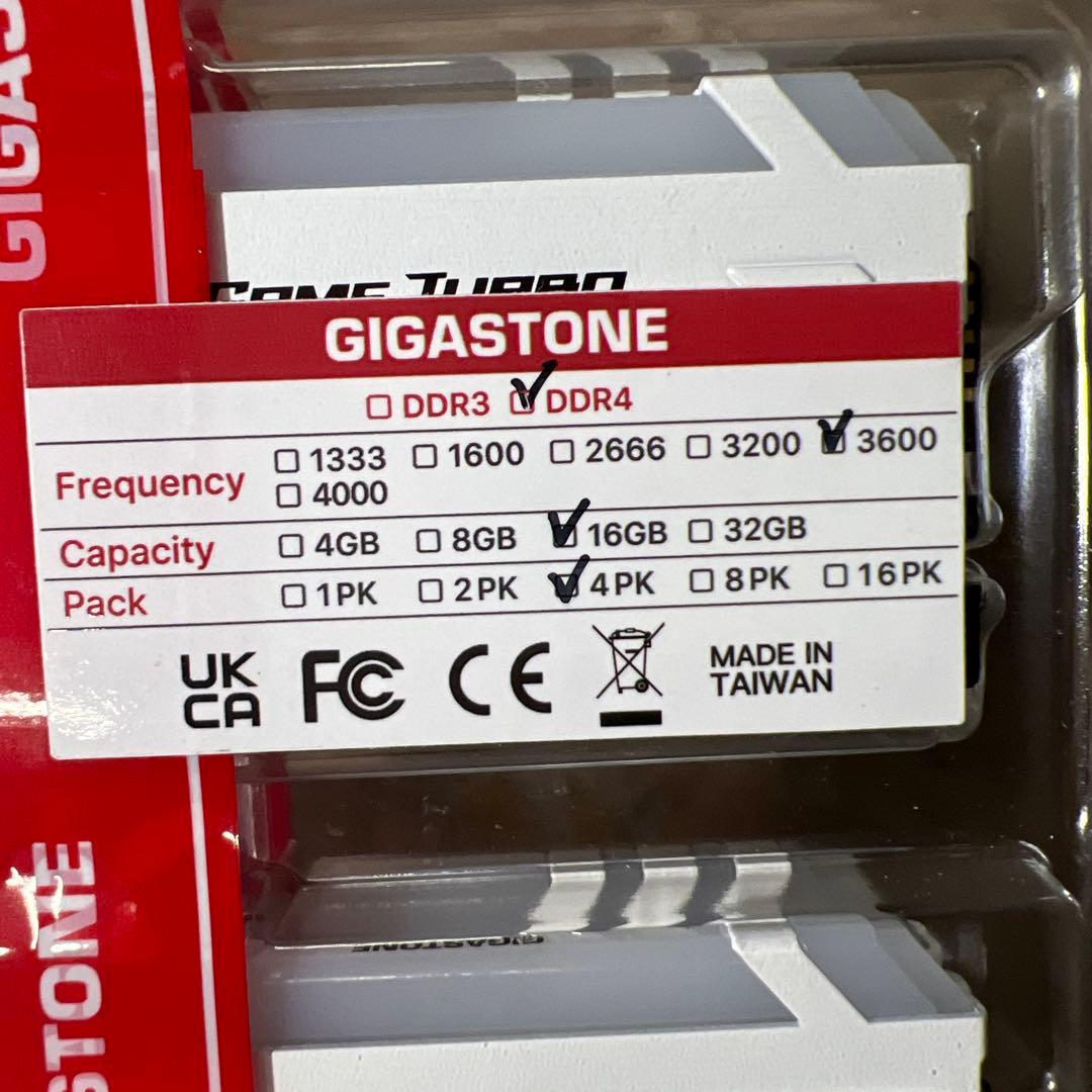 E*K様 新品未開封　GIGASTONE Game TURBO 16GBx4枚