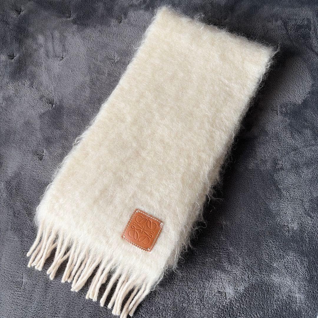 LOEWE ロエベ マフラー モヘア ウール