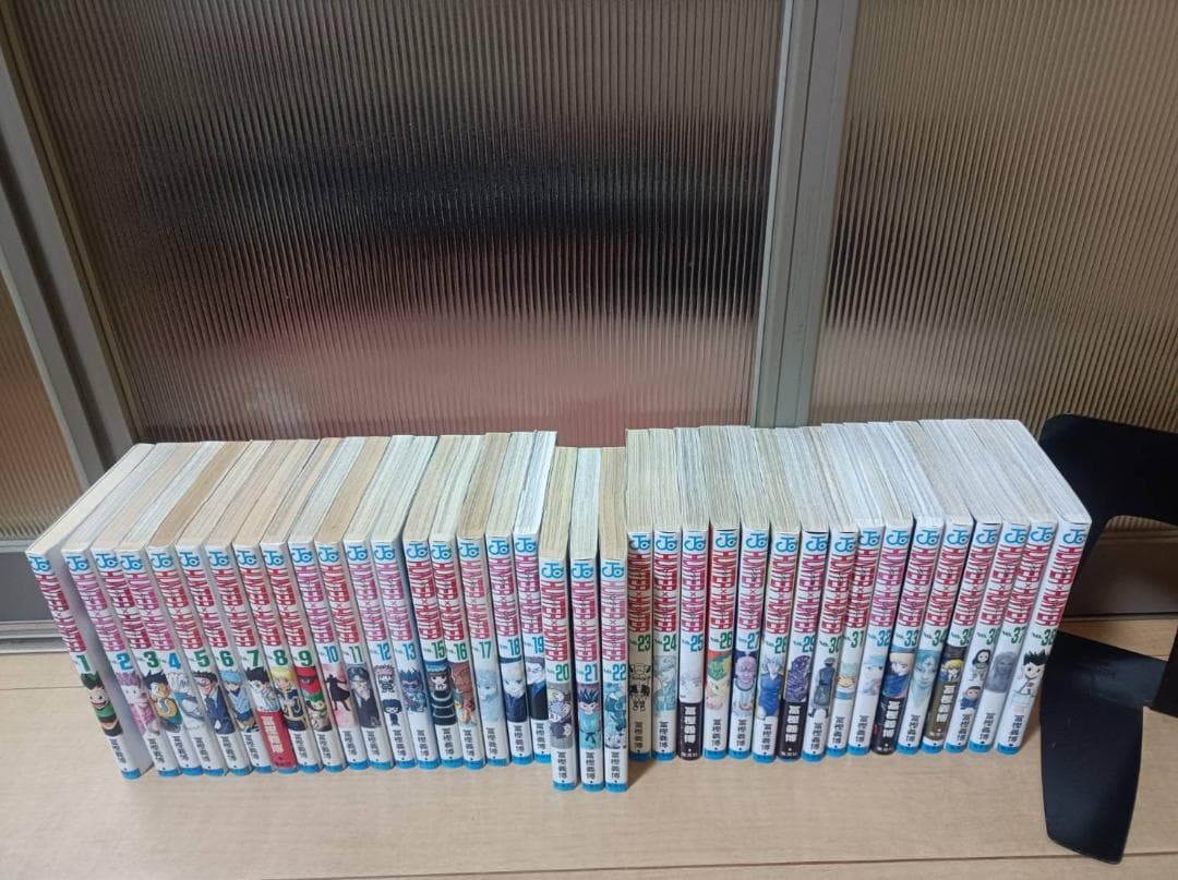 超絶美品 初版 帯付き ハンターハンター HUNTERxHUNTER 全巻 即納