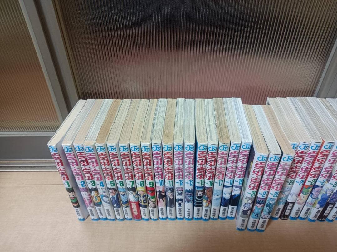 超絶美品 初版 帯付き ハンターハンター HUNTERxHUNTER 全巻 即納