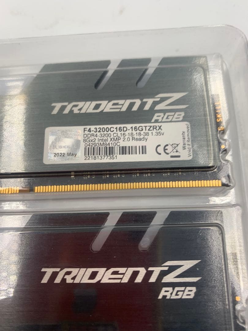 G.SKILL Trident Z RGB 16GB (8GB×2)