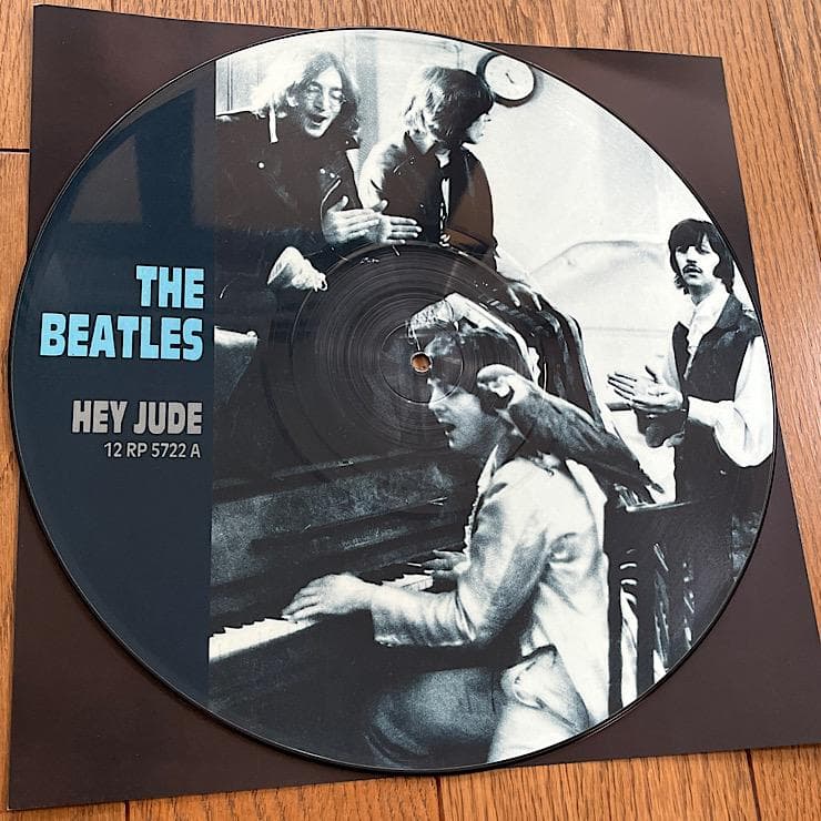 ★美品 UK限定盤 12インチ・ピクチャー盤 ビートルズ HEY JUDE