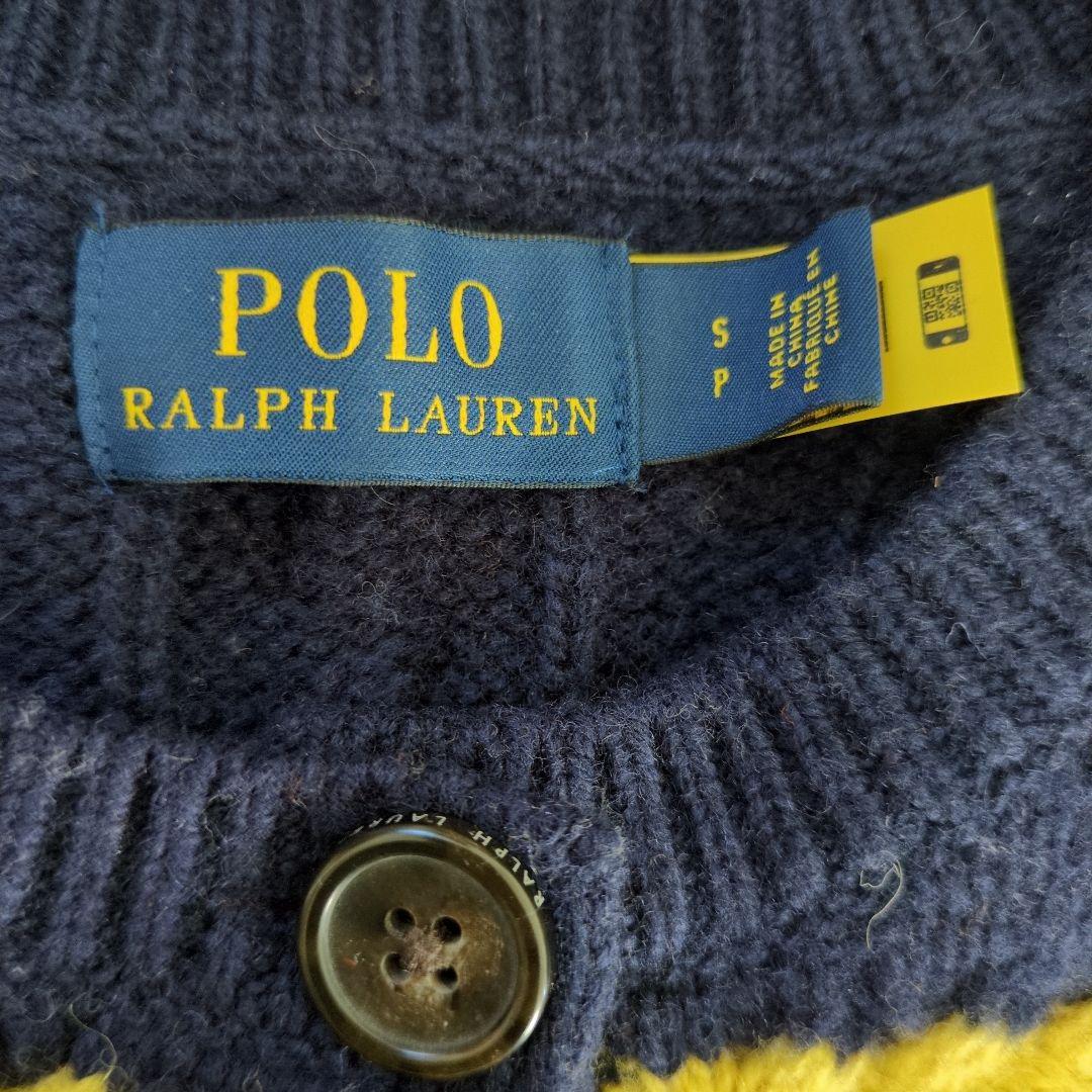 POLO RALPH LAUREN カシミヤ混合カーディガン S