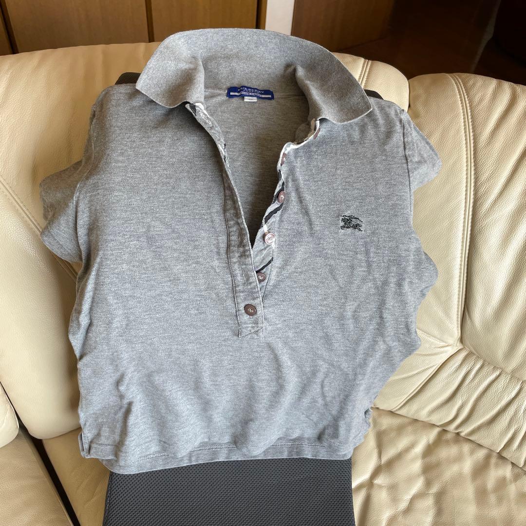 Burberry グレー ポロシャツ 38
